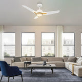 CALEN 52 inch 3 - Blade Smart Ceiling Fan with LED Light & Remote - LEDMyPlace