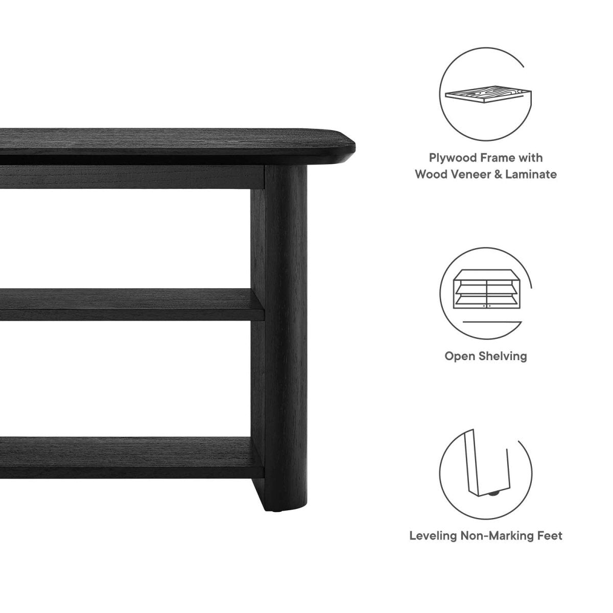 Calix 57" Console Table - BUILDMYPLACE
