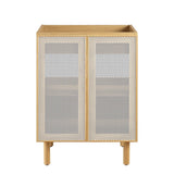 Calla 24" Perforated Metal Bathroom Vanity Cabinet (Sink Basin Not Included) - BUILDMYPLACE