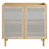 Calla 36" Perforated Metal Bathroom Vanity Cabinet (Sink Basin Not Included) - BUILDMYPLACE