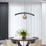 Camden Smoky Gray Glass Shade Creative Led Pendant Light - BUILDMYPLACE