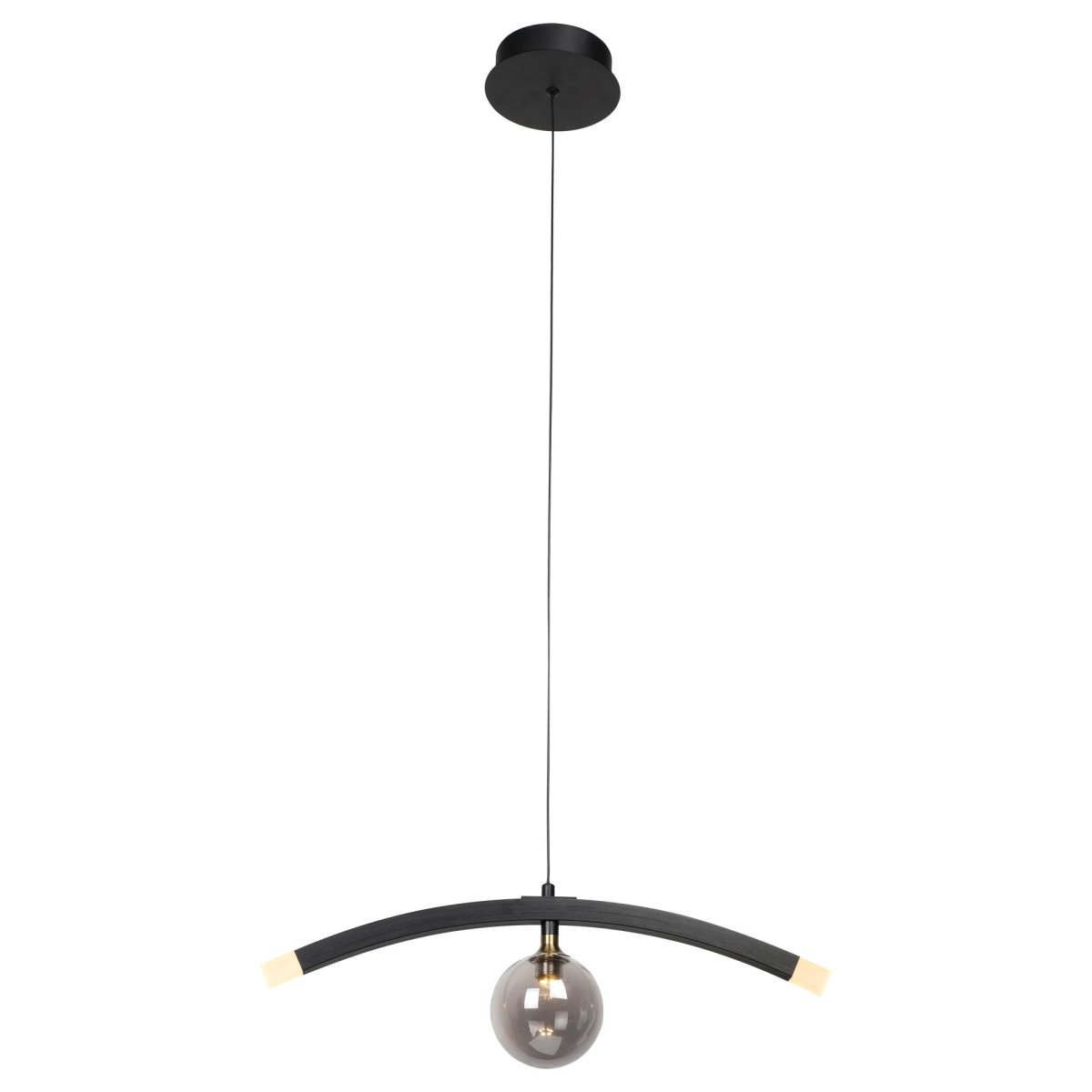 Camden Smoky Gray Glass Shade Creative Led Pendant Light - BUILDMYPLACE
