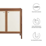 Capri 33" Wood Grain Storage Cabinet - BUILDMYPLACE
