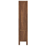 Capri 4 - Shelf Wood Grain Bookcase - BUILDMYPLACE