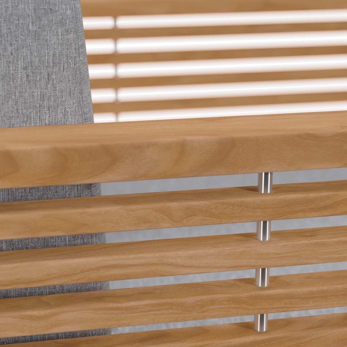 Carlsbad Teak Wood Outdoor Patio Armchair - BUILDMYPLACE