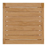 Carlsbad Teak Wood Outdoor Patio Side Table - BUILDMYPLACE