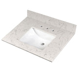 Carrara Sky Vanity Top With Sink - BUILDMYPLACE
