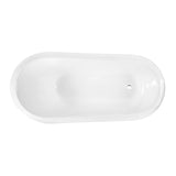 Cast Iron Single Slipper Clawfoot Tub (No Faucet Drillings) - BUILDMYPLACE