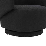 Celestia Boucle Fabric Swivel Chair - BUILDMYPLACE
