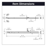 Center Undermount Drawer Slides Mono Rail 3/4 Extension Cadmium - Hickory Hardware - BUILDMYPLACE