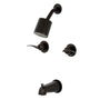 Centurion Two Handle Tub And Shower Faucet In 5" Tub Spout Reach - BUILDMYPLACE