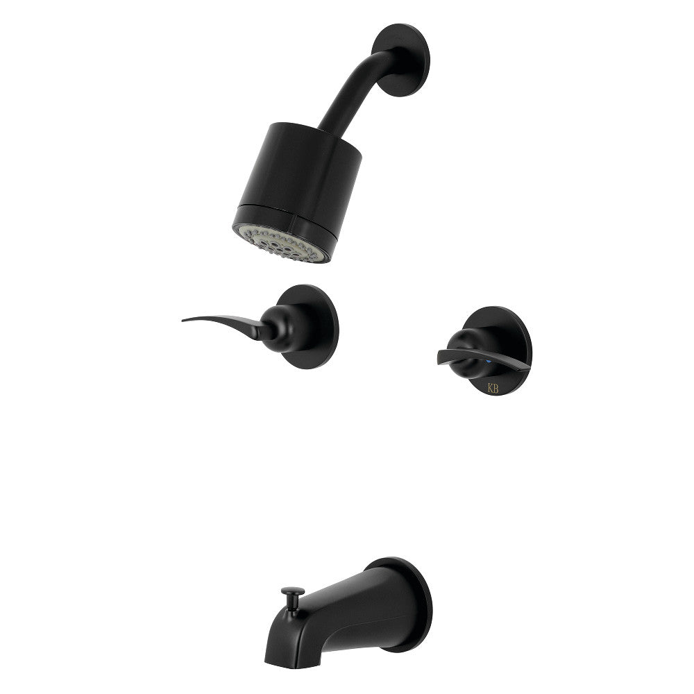 Centurion Two Handle Tub And Shower Faucet In 5" Tub Spout Reach - BUILDMYPLACE