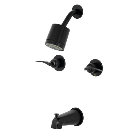 Centurion Two Handle Tub And Shower Faucet In 5" Tub Spout Reach - BUILDMYPLACE