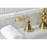 Century Widespread Bathroom Faucet With Brass Pop Up - BUILDMYPLACE