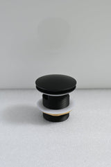 Changeable Overflow + Dome for pop up Drain - Matte black - BUILDMYPLACE