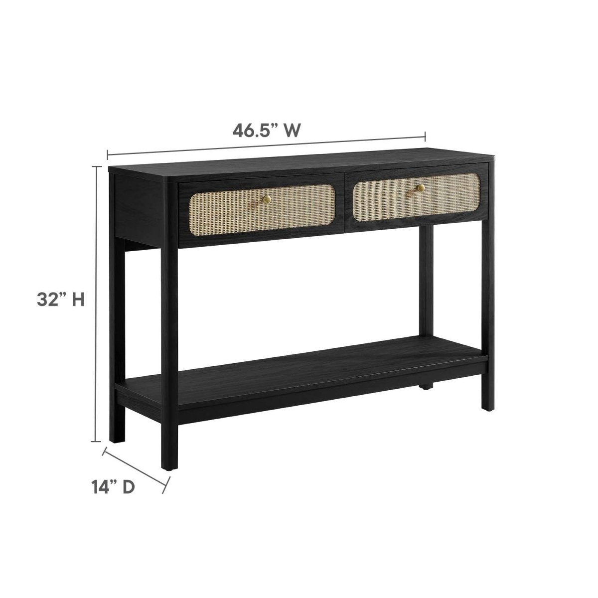 Chaucer Wood Entryway Console Table - BUILDMYPLACE