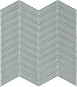 Chevron Element Shadow Dark Colors Glass Mosaic - BUILDMYPLACE
