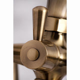 Clawfoot Deck Mount Tub Faucet With Hand Shower - BUILDMYPLACE