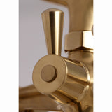 Clawfoot Deck Mount Tub Faucet With Hand Shower - BUILDMYPLACE