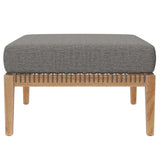 Clearwater Outdoor Patio Teak Wood 4 - Piece Sectional Sofa - BUILDMYPLACE