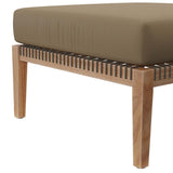 Clearwater Outdoor Patio Teak Wood 4 - Piece Sectional Sofa - BUILDMYPLACE
