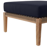 Clearwater Outdoor Patio Teak Wood 4 - Piece Sectional Sofa - BUILDMYPLACE