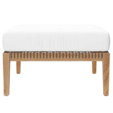 Clearwater Outdoor Patio Teak Wood 4 - Piece Sectional Sofa - BUILDMYPLACE