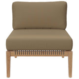 Clearwater Outdoor Patio Teak Wood 5 - Piece Sectional Sofa - BUILDMYPLACE