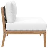Clearwater Outdoor Patio Teak Wood Armless Chair - BUILDMYPLACE