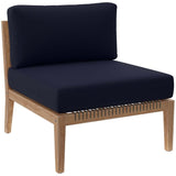 Clearwater Outdoor Patio Teak Wood Armless Chair - BUILDMYPLACE