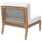 Clearwater Outdoor Patio Teak Wood Armless Chair - BUILDMYPLACE