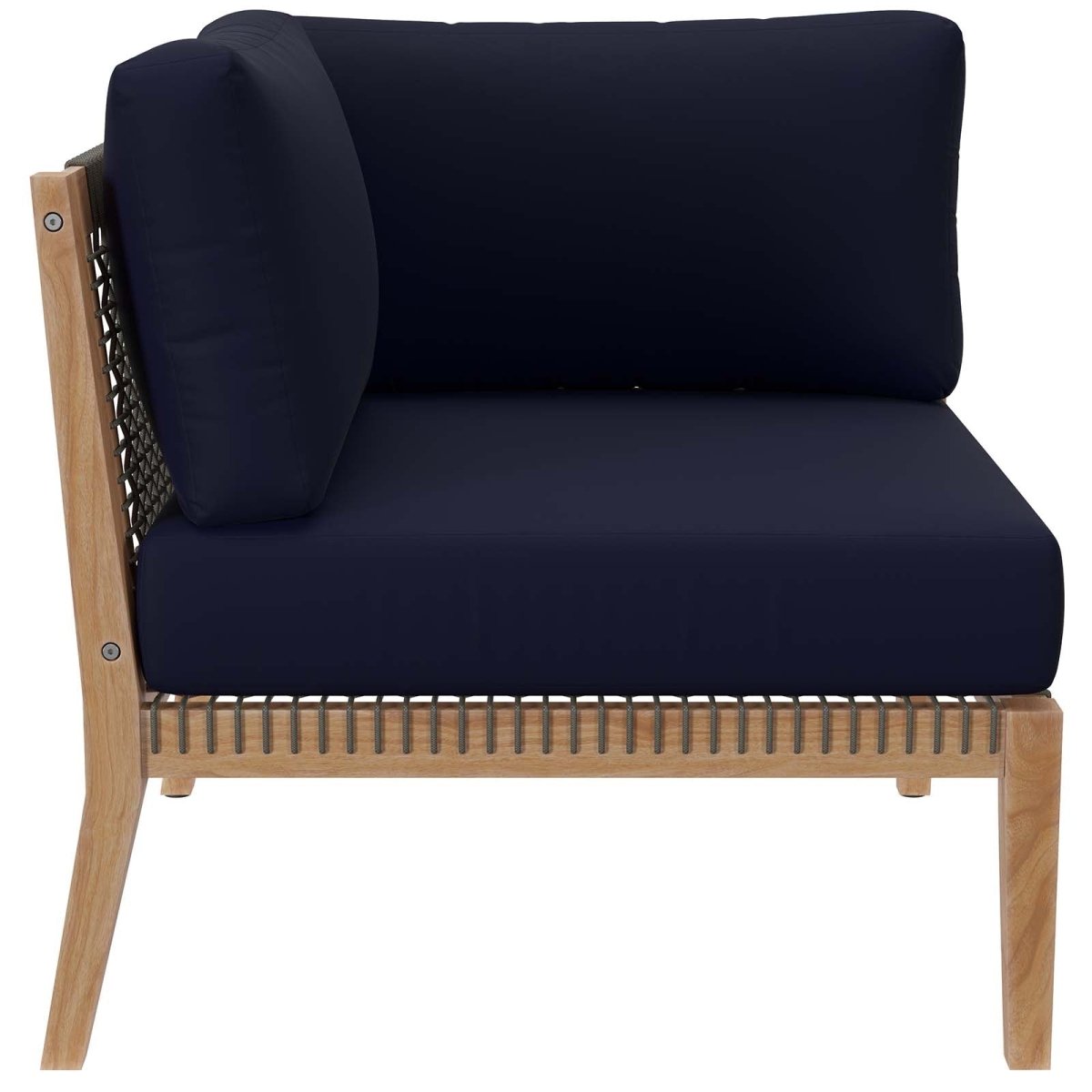 Clearwater Outdoor Patio Teak Wood Loveseat - BUILDMYPLACE