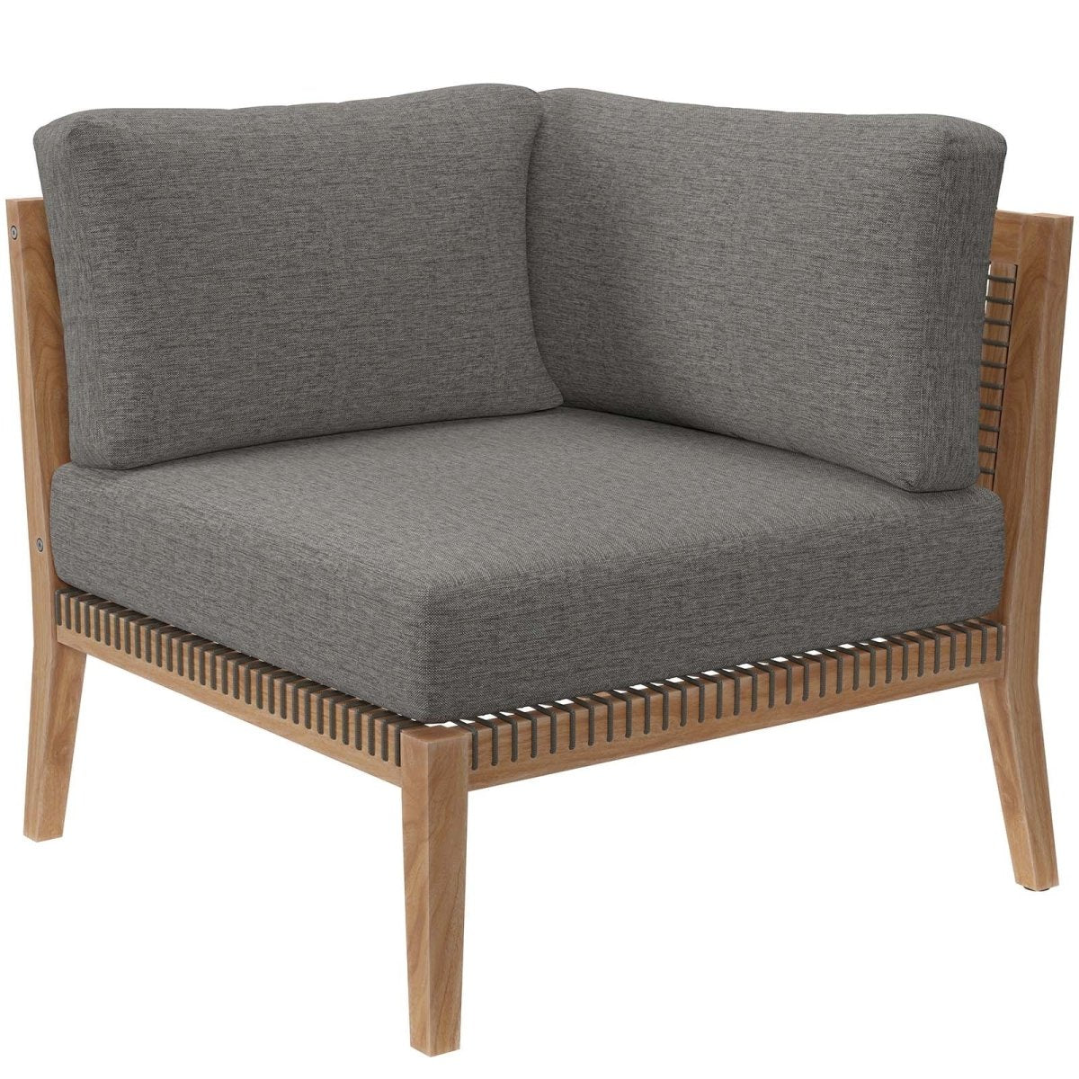Clearwater Outdoor Patio Teak Wood Sofa - BUILDMYPLACE
