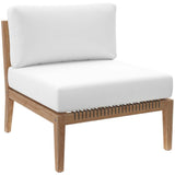 Clearwater Outdoor Patio Teak Wood Sofa - BUILDMYPLACE