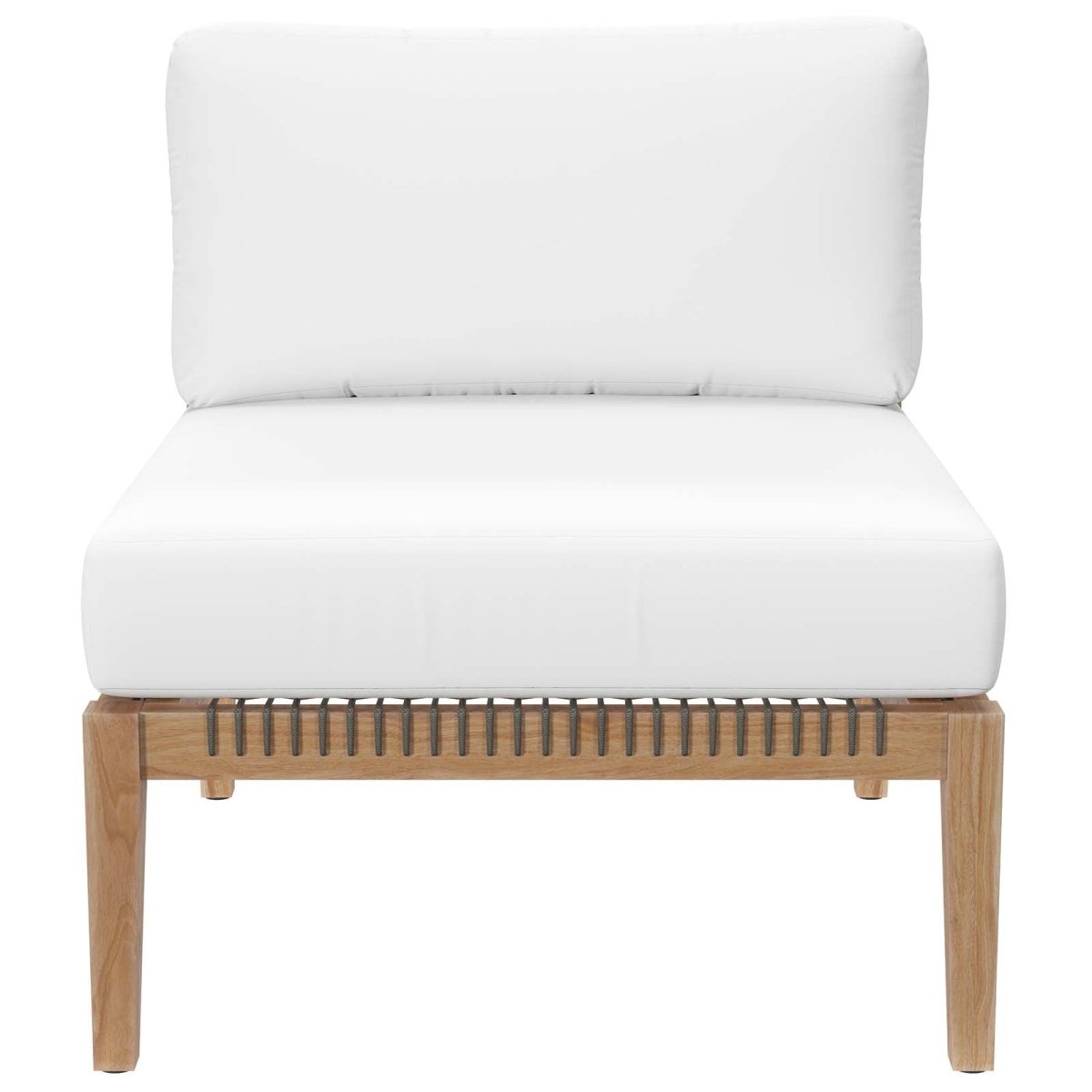 Clearwater Outdoor Patio Teak Wood Sofa - BUILDMYPLACE