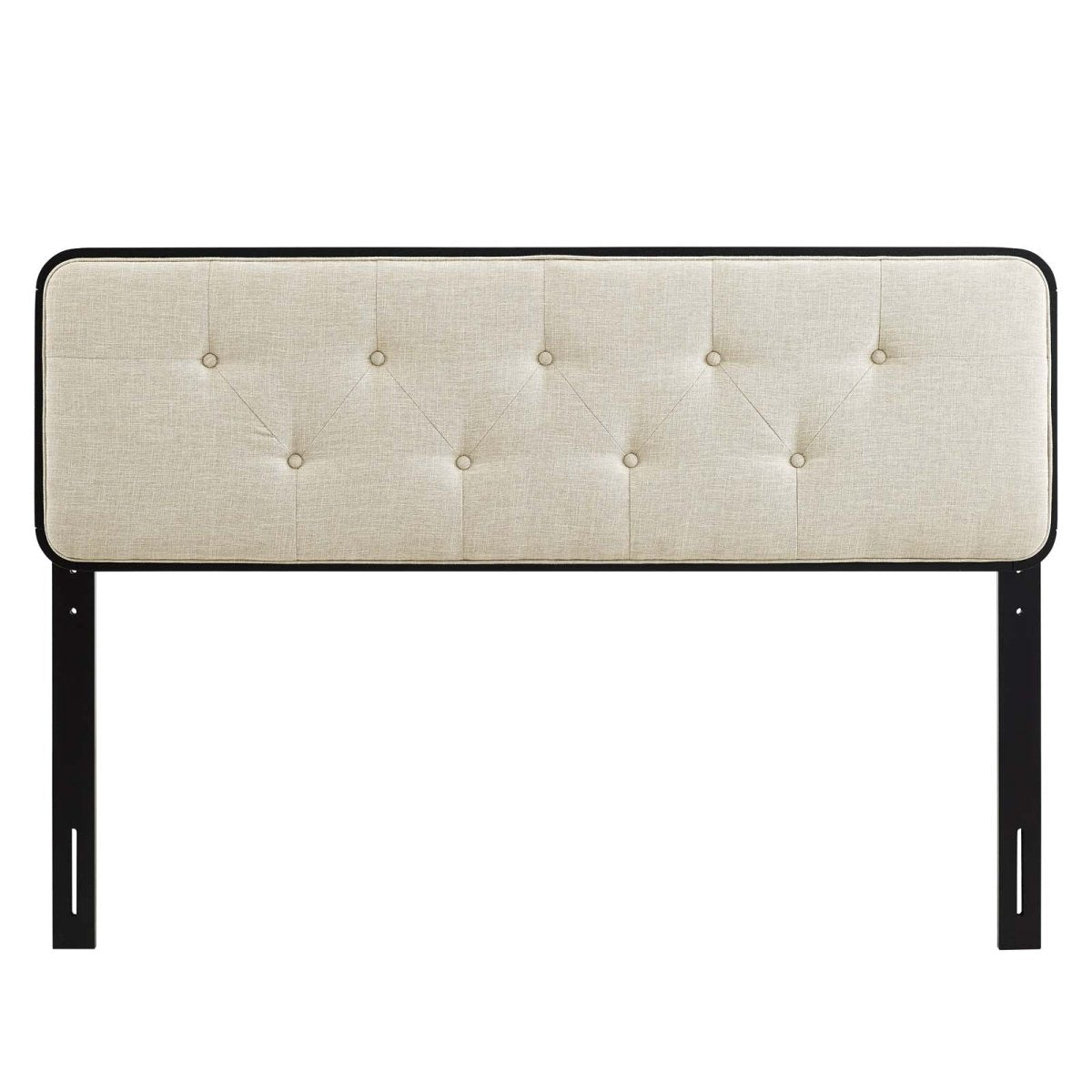 Collins Tufted Full Fabric and Wood Headboard - BUILDMYPLACE
