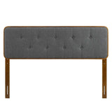 Collins Tufted Full Fabric and Wood Headboard - BUILDMYPLACE