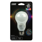 Color Changing LED Party Bulb, A - Shaped, 0.6 - Watt, A19 Medium E26 Base, 6 Lumens - BUILDMYPLACE