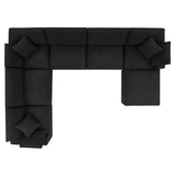 Commix Down Filled Overstuffed Boucle 7 - Piece Sectional Sofa - BUILDMYPLACE