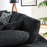 Commix Down Filled Overstuffed Boucle Fabric 3 - Seater Sofa - BUILDMYPLACE