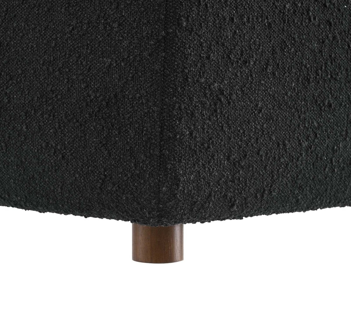 Commix Down Filled Overstuffed Boucle Fabric Armless Chair - BUILDMYPLACE