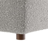 Commix Down Filled Overstuffed Boucle Fabric Corner Chair - BUILDMYPLACE