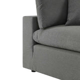 Commix Overstuffed Outdoor Patio Armless Chair - BUILDMYPLACE