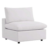 Commix Overstuffed Outdoor Patio Armless Chair - BUILDMYPLACE