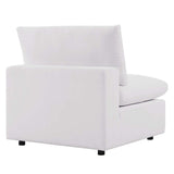 Commix Overstuffed Outdoor Patio Armless Chair - BUILDMYPLACE