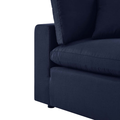 Commix Overstuffed Outdoor Patio Corner Chair - BUILDMYPLACE