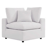Commix Overstuffed Outdoor Patio Corner Chair - BUILDMYPLACE