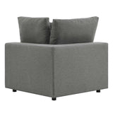 Commix Overstuffed Outdoor Patio Corner Chair - BUILDMYPLACE