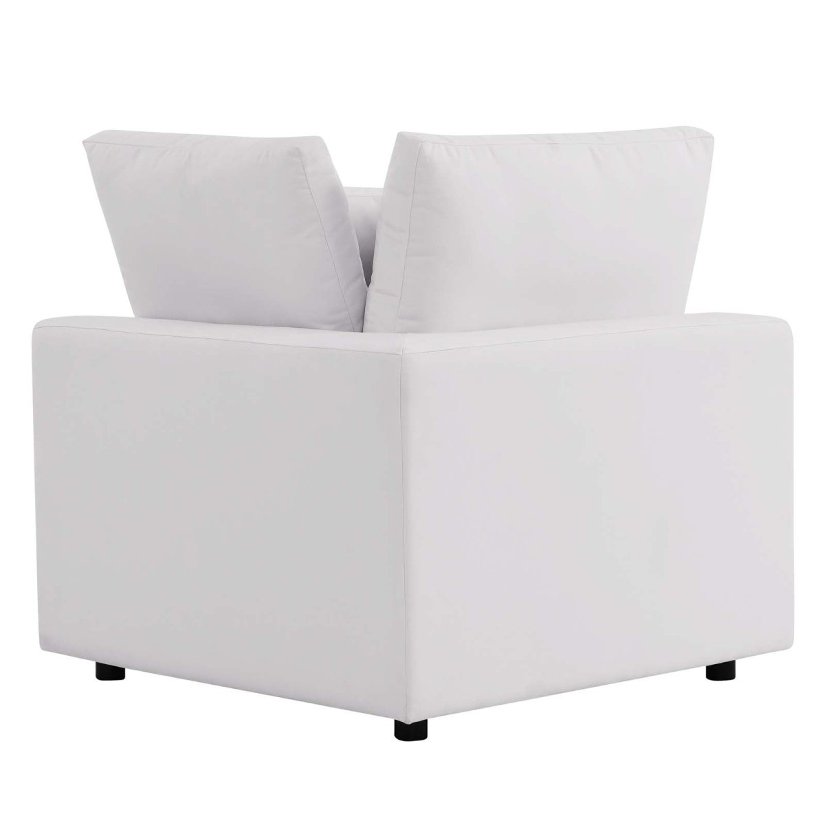 Commix Overstuffed Outdoor Patio Corner Chair - BUILDMYPLACE