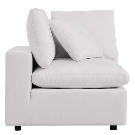 Commix Overstuffed Outdoor Patio Loveseat - BUILDMYPLACE